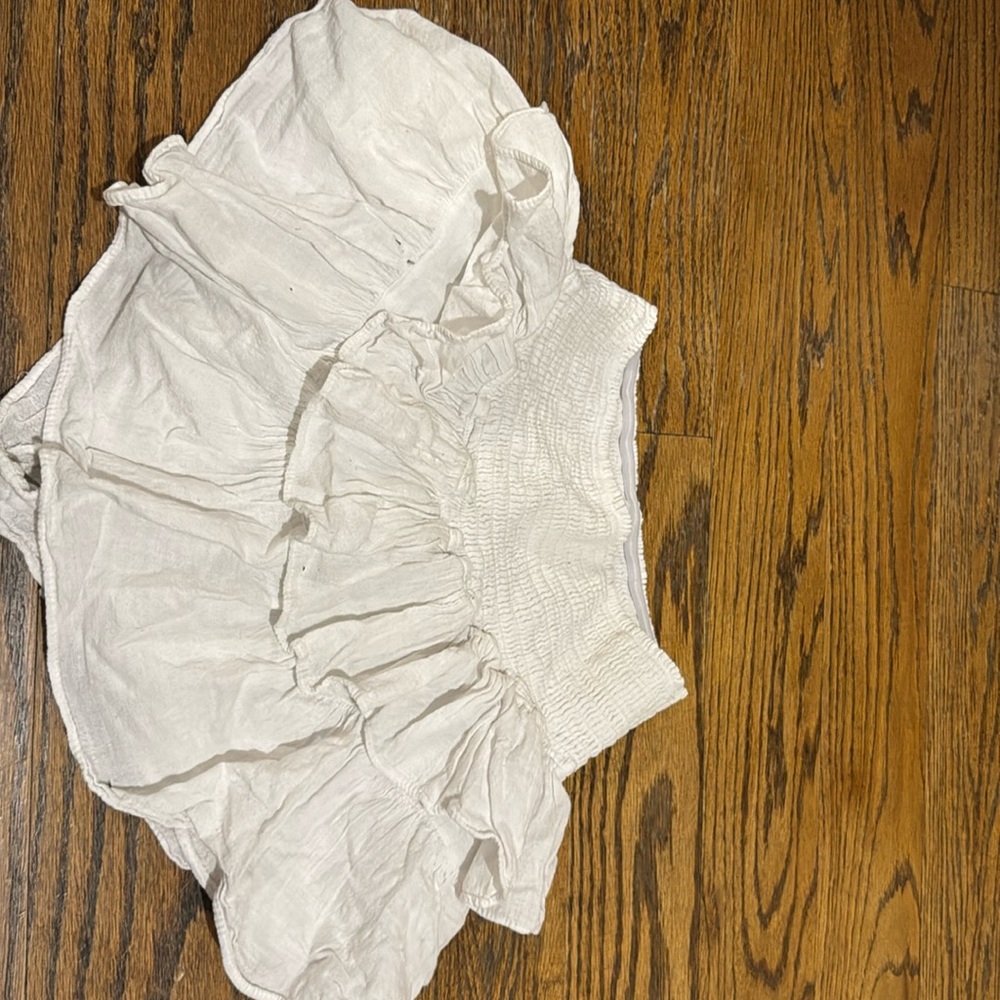 Blanco by Nature tiered skort